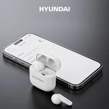 HYUNDAI NN-T14 TWS Jasno, Hi-fi Brezžična tehnologija Bluetooth 5.3 Slušalke Dolgo Pripravljenosti Nizke Latence Slušalke Za igre na Srečo Športne Čepkov