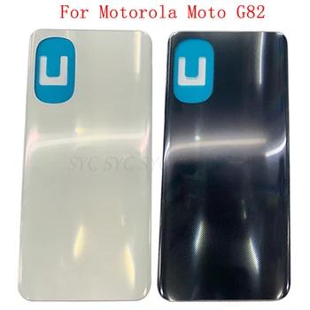 Pokrovček baterije Zadnja Vrata Primeru Stanovanj Za Motorola Moto G82 Hrbtni Pokrovček z Logotipom rezervnih Delov