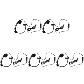 5X USB klicni Center Slušalke z šumov Mikrofona Mono Slušalke za PC Doma službeni Telefon Storitev Plug and Play