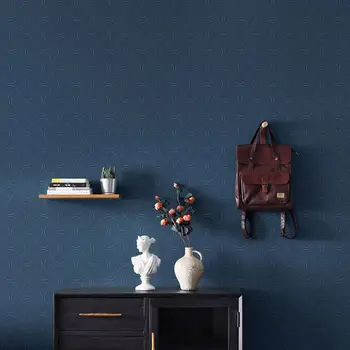 Navaden Skladu Prugasta Ozadje Moderna Spalnica, Dnevna Soba Preprost Barva 3D Reliefni Modro Ozadje Geometrijske Papier Peint