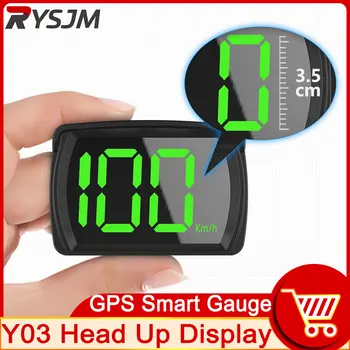 Y03 za 2,8 Palčni Head Up Display GPS merilnik Hitrosti Za HUD Velike Pisave Hitrosti Merilnik Digitalni KMH MPH Merilnik Tester Avtomobilski Pribor