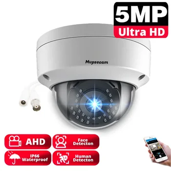 AHD Kamera 5MP kamero z Visoko Ločljivostjo Žično Domov Nadzor Ir Nočno Vizijo BNC CCTV Varnost na Prostem Dome Kamera Nepremočljiva