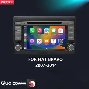 CHSTEK Qualcomm 8Core 8G+128G Avto Večpredstavnostna Radio CD Predvajalnik DVD-jev Android 11 za Fiat Bravo 2007-2014 GPS 4G SIM CarPlay