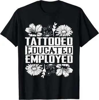 NOVA OMEJENA Tattoed Izobraženi Zaposleni Tatoo Design Najboljše Darilo Ideja T-Shirt S-3XL