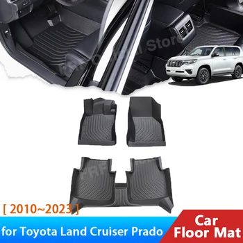 Za Toyota Land Cruiser Prado 150 J150 2010~2023 Lexus GX 400 460 7Seat Pribor Talna Obloga Stopala Plošče Preprogo Pad Nepremočljiva