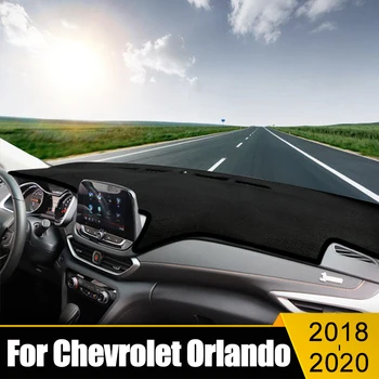 Avto nadzorna plošča Pokrov Izognili Svetlobe Pad Sonce Odtenek Anti-UV Preproge Non-Slip Primeru Mat Pribor Za Chevrolet Orlando 2018 2019 2020