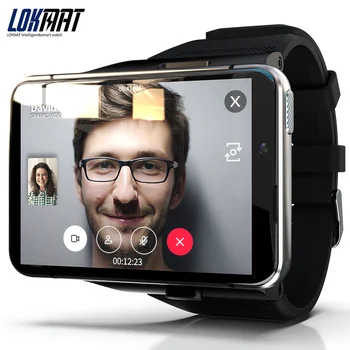 LOKMAT APPLLP MAX 4G WiFi Smart Watch Moških Dvojno Kamero za Video Klice Telefon Android ura Srčnega utripa 4G+64 G Igra Smartwatch