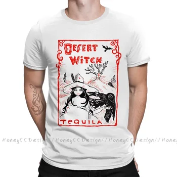 Črna Puščava 2021 Nov Prihod T-Shirt Tequila Edinstven Design Majica Crewneck Bombaž za Moške TShirt
