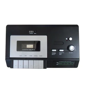 Snemanje Dvojni Trak Gramofon Boombox Avdio Kaseta Predvajalnik Snemalnik Visoke Kakovosti Prenosni Glasbeni Sistem, W/ USB-PC