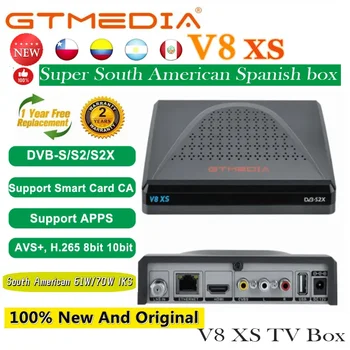 GTMedia V8XS za 61w 70w DVB S/S2/S2X Satelitski Sprejemnik Podporo 1080P10bit CCAM M3U Set Top Box Vgrajen WiFI,park v Mehiki