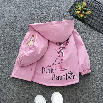 Pink Panther otroška Jakna Modna Jakna Ulica Slog Funkcionalna Oblačila Fantje Dekleta Spolne Slog Oblačila za Novo Leto Darilo