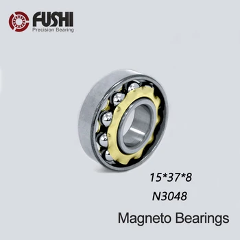 N3048 Magneto Ležaj 15*37*8 mm ( 1 PC ) Kotni Stik Ločeni Stalni Motorja Kroglični Ležaji