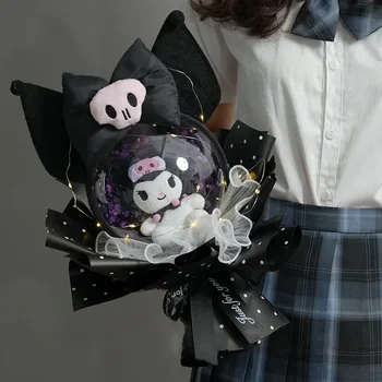 Kawaii Sanrio Plišastih Kuromi Šopek Božični Okraski, Anime Plišastih Cvet Moje Melodije Lutka Otroci Igrače Božič, Božična Darila Dekle