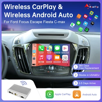 Brezžični CarPlay za Ford Focus Pobeg Fiesta C-max Android Auto Vmesnik Ogledalo Povezavo AirPlay GPS, Kamera Zadaj Pogled Avto Player