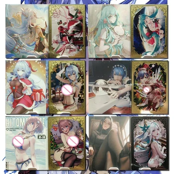 Anime Boginja Zgodba Zgodba o Manhime Poglavje 11 Kovin kartice Hatsune Miku Ganyu Rem Igre Zbiranje presenečenje za Rojstni dan