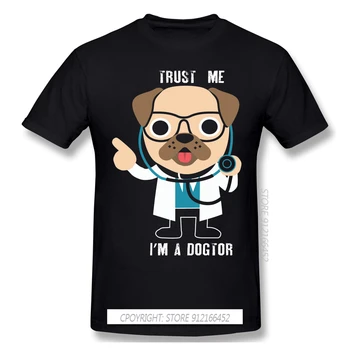 Jaz sem DOGTOR Kul T Shirt verjemi Mi, jaz sem Dogtor Psa Zdravnik Tees Shirt 100% Bombaž Posadke Vratu Priložnostne Majice