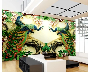 beibehang 3d ozadje meji gozda v Phoenix TV ozadju, spalnica, dnevna soba dekoracijo sten slikarstvo de papel parede