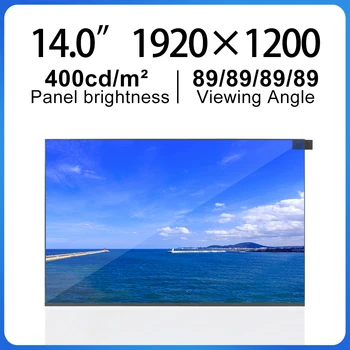 Original BOE NE140WUM-N62 Za 14,0 Palca TTL LCD Zaslon 1920*1200 Svetlost 400 Za Laptop Prenosnik