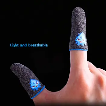 Občutljivi Zaslon Na Dotik Dihanje Prevodni Dihanje Posteljice Prsti Kritje Sweatproof Fingerstall Prst Rokav
