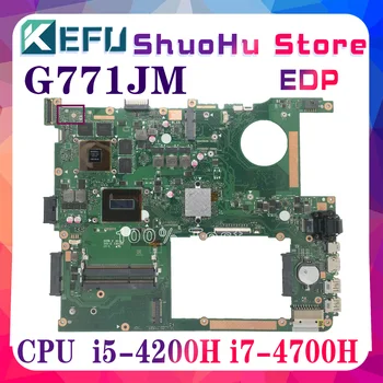 KEFU G771JM Mainboard Za ASUS ROG G771J G771JW GL771 GL771JM GL771JW Prenosni računalnik z Matično ploščo I5, I7-4. GTX860M/GTX960M-V4G LVDS/EDP