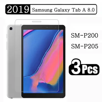 (3 Paketi), Kaljeno Steklo Za Samsung Galaxy Tab A 8.0 & Pen 2019 SM-P200 SM-P205 P200 P205 Tablet Screen Protector Film
