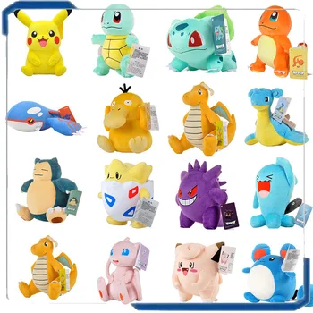 Resnično Pokémon Pikachu Lutka Mehke Igrače Squirtle Bulbasaur Pokémon Charmander Holiday Gift Tlaka Igrače