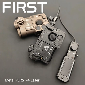 Taktično PERST-4 Nastavljiv Zeleni Laser+IR Kazalnik Prostem, katerih Cilj Orožje Lov Fit Airsoft 20 mm Železniškega Laserski Kazalnik