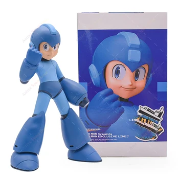 22 cm Rockman Slika Anime Risanke Grandista MegaMan Zbirateljske Model Lutke PVC figuric Film Igrače za Otroke Kawaii Darila