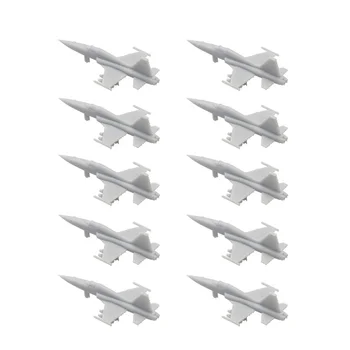 10PCS Boj za Letalo, Model F-5E Smolo Borec Letala Pribor 1/350 Obsega Bojnih Letal Plesni DIY Igrače Dolžina 42mm