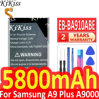 KiKiss EB-BA910ABE 5800mAh Baterija Za Samsung Galaxy A9 Pro (2016) A9+ SM-A9100 SM-A910 SM-A910F SM-A910DS