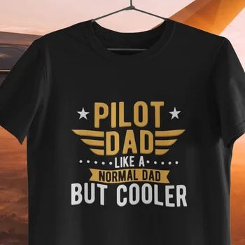 PiloT T Shirt Letalstva Letalo Letalo Ljubimec Oče