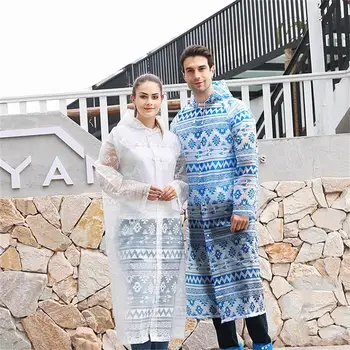 Moda Za Večkratno Uporabo Dež Plašč Vrvico Lahki Design Zgosti Nepremočljiva Dež Poncho Rainwear