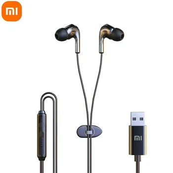 Xiaomi Vodotesne Slušalke Slušalke Žične Igra Graphene Čepkov Keramični Earshells v Uho Surround Slušalke USB Slušalke
