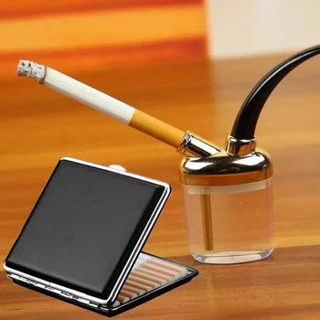Vroče Prodaje Mini Katrana Filtracija, kompletna serija snemljiv cigaretni filter kajenja steklenico pregleden Hookah ustniki Darilo za Moške