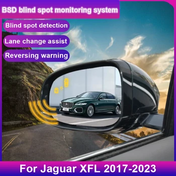 Avto Slepa Pega Spremljanje Jaguar XFL 2017-2023 BSD BSM Radarski Sistem za Zaznavanje Mikrovalovna Senzor Pomočnik Vožnje Varnost
